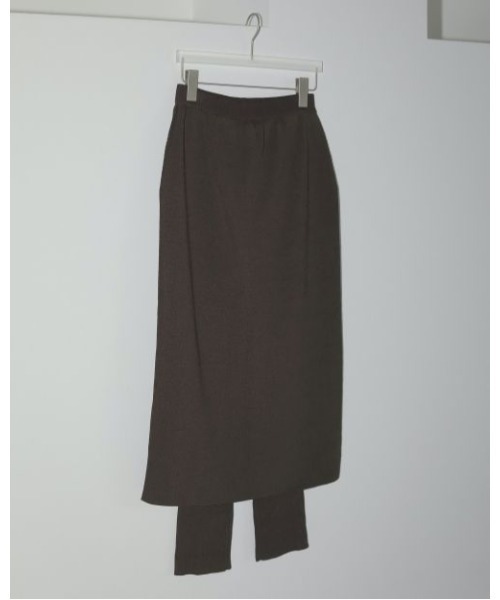 anuke（アンヌーク）の「anuke Mixknit Skirt Pants 62510712（その他パンツ・レディース・オフホワイト/ネイビー/ブラウン・36/38）」の5枚目の写真