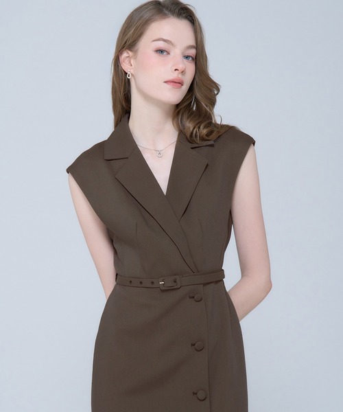 ワンピース EmiriaWiz French Sleeve Tailored Dress French Sleeve Tailored Dress（ワンピース）｜emiriawiz