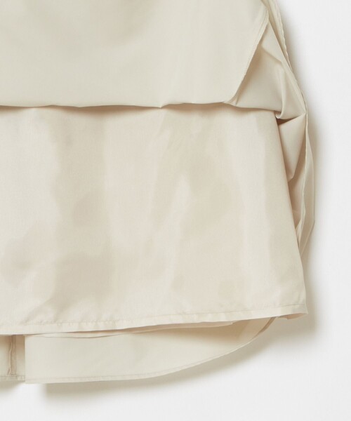 allureville（アルアバイル）の「マットタフタアンイーブンタックスカート（スカート・レディース・ブラック/ライトベージュ/インディゴブルー・1/2）」の13枚目の写真