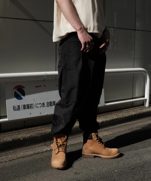 BURLAP OUTFITTER（バーラップアウトフィッター）の「BURLAP OUTFITTER / バーラップアウトフィッター 3/4 TRACK PANTS（その他パンツ・メンズ・チャコール/グレー/ブラック・LARGE/MEDIUM）」の6枚目の写真