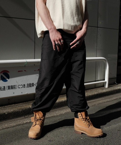 BURLAP OUTFITTER（バーラップアウトフィッター）の「BURLAP OUTFITTER / バーラップアウトフィッター 3/4 TRACK PANTS（その他パンツ・メンズ・チャコール/グレー/ブラック・LARGE/MEDIUM）」の8枚目の写真