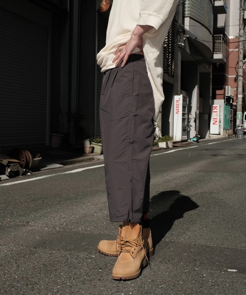 BURLAP OUTFITTER（バーラップアウトフィッター）の「BURLAP OUTFITTER / バーラップアウトフィッター 3/4 TRACK PANTS（その他パンツ・メンズ・チャコール/グレー/ブラック・LARGE/MEDIUM）」の17枚目の写真