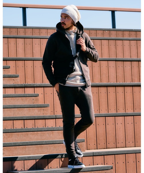 wjk(ダヴルジェイケイ)の「basic zip-up parka(piece-dyed)(パーカー・メンズ・ダークブラウン/ダークグレー・SMALL/MEDIUM/LARGE/X-LARGE)」の10枚目の写真