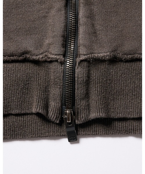 wjk(ダヴルジェイケイ)の「basic zip-up parka(piece-dyed)(パーカー・メンズ・ダークブラウン/ダークグレー・SMALL/MEDIUM/LARGE/X-LARGE)」の20枚目の写真