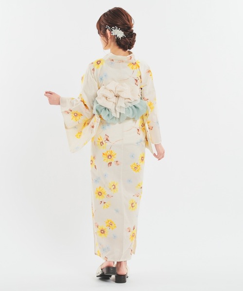 Honeys(ハニーズ)の「浴衣(浴衣・レディース・サックスブルー系/ホワイト系その他/モカ/ベージュ系その他/パープル系その他・F)」の17枚目の写真