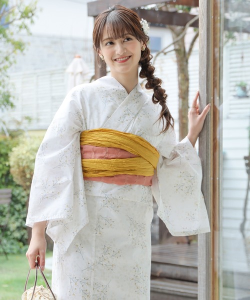 Honeys（ハニーズ）の「浴衣（浴衣・レディース・サックスブルー系/ホワイト系その他/モカ/ベージュ系その他/パープル系その他・F）」の16枚目の写真