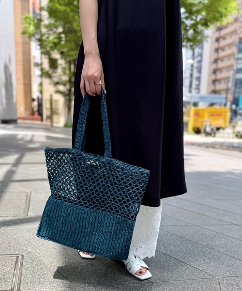 美品◇INED イネド ワンピース 濃紺色 size9 M 7部丈 2WAYストレッチスタンドカラーワンピース