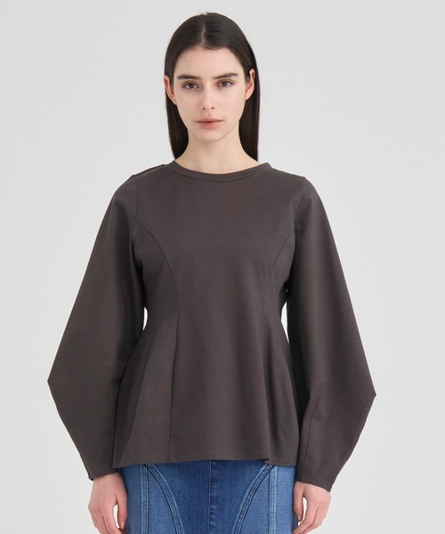 tシャツ 「RITAN/リタン」Volume Sleeve T-Shirt/ボリュームスリーブTシャツ レディース RITAN/リタン】Volume Sleeve T-Shirt/ボリュームスリーブT