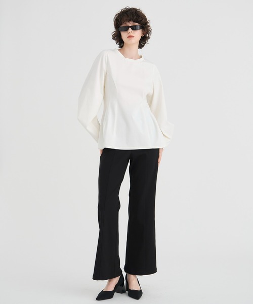 tシャツ 「RITAN/リタン」Volume Sleeve T-Shirt/ボリュームスリーブTシャツ レディース RITAN/リタン】Volume Sleeve T-Shirt/ボリュームスリーブT