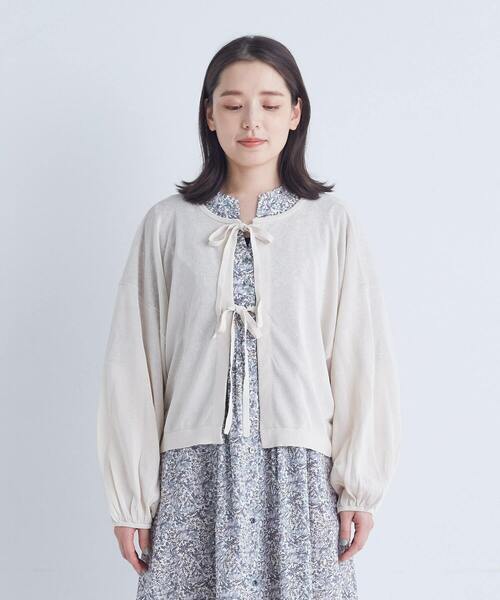 ADIEU TRISTESSE（アデュートリステス）の「KOYORI  2wayボレロカーディガン（カーディガン/ボレロ・レディース・ブラック/ピンク/ベージュ・FREE）」の13枚目の写真