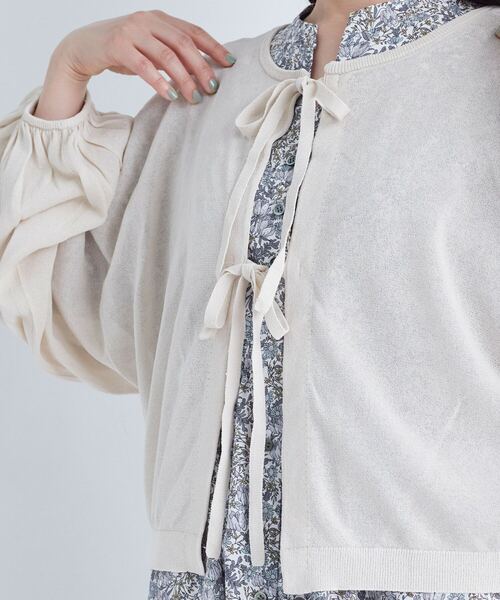 ADIEU TRISTESSE（アデュートリステス）の「KOYORI  2wayボレロカーディガン（カーディガン/ボレロ・レディース・ブラック/ピンク/ベージュ・FREE）」の20枚目の写真