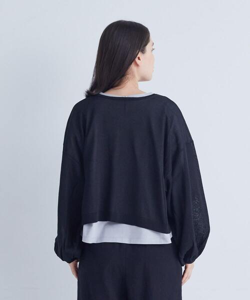 ADIEU TRISTESSE（アデュートリステス）の「KOYORI  2wayボレロカーディガン（カーディガン/ボレロ・レディース・ブラック/ピンク/ベージュ・FREE）」の5枚目の写真