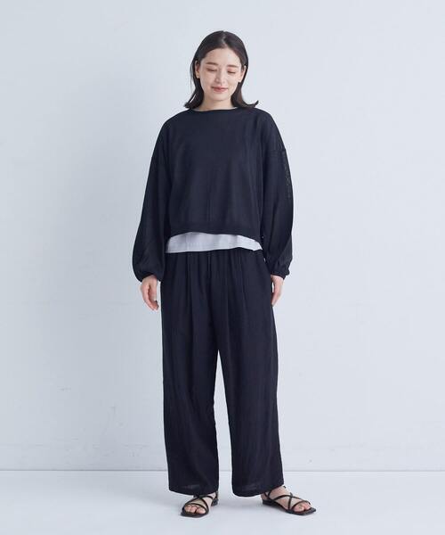 ADIEU TRISTESSE（アデュートリステス）の「KOYORI  2wayボレロカーディガン（カーディガン/ボレロ・レディース・ブラック/ピンク/ベージュ・FREE）」の6枚目の写真