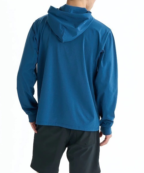 RVCA(ルーカ)の「RVCA メンズ VA MARK REFLECTIVE SFHD 長袖サーフTシャツ 【2025年夏モデル】/ルーカ水陸両用速乾UVケアロゴジップアップパーカーラッシュガード(水着)(ラッシュガード・メンズ・ブラック/グリーン系その他/ブルー系その他・LARGE/MEDIUM/SMALL/X-LARGE)」の22枚目の写真