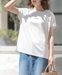 n'OrLABEL | 【機能素材】『フレンチスリーブ刺繍カットソー』(Tシャツ/カットソー)