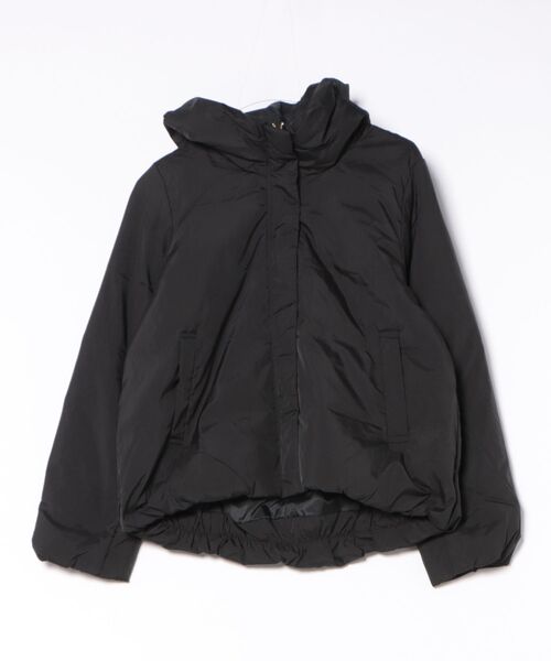 INTERPLANET(インタープラネット)の「ナイロンマイクロタフタダウンショートコート(ダウンジャケット/コート・レディース・グレイッシュベージュ/ブラック/オフホワイト・FREE)」の18枚目の写真