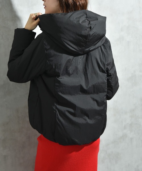 セール】ナイロンマイクロタフタダウンショートコート（ダウン