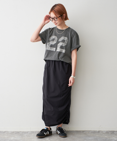 AUTHEN（オーセン）の「《追加》AUTHEN / オーセン NUMBERING FLOCKY T-SHIRT（Tシャツ/カットソー・レディース・グレー/イエロー・SMALL）」の17枚目の写真