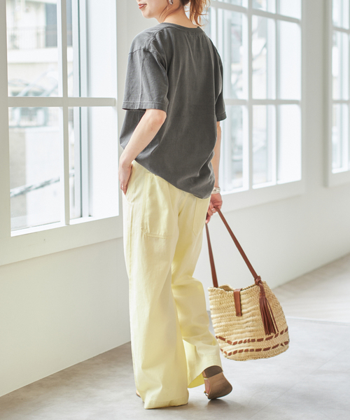 AUTHEN（オーセン）の「《追加》AUTHEN / オーセン NUMBERING FLOCKY T-SHIRT（Tシャツ/カットソー・レディース・グレー/イエロー・SMALL）」の10枚目の写真