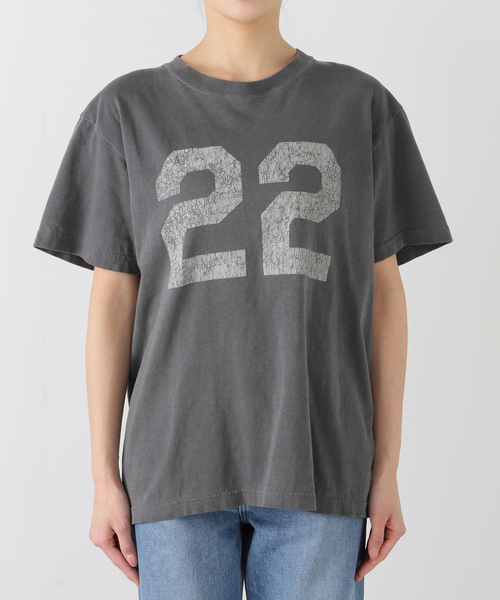 追加》AUTHEN / オーセン NUMBERING FLOCKY T-SHIRT（Tシャツ