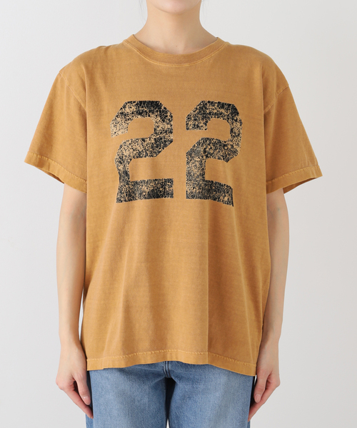 追加》AUTHEN / オーセン NUMBERING FLOCKY T-SHIRT（Tシャツ