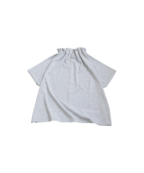 接触冷感 ギャザートップス（Tシャツ/カットソー）｜antiqua