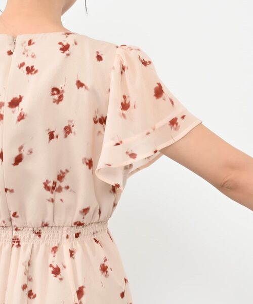 COHINA(コヒナ)の「シャドーフラワーマチフレアワンピース 【低身長・小柄女性】(ワンピース・レディース・ブラック/ピンク/グリーン・REGULAR/SHORT)」の15枚目の写真