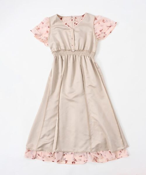 COHINA(コヒナ)の「シャドーフラワーマチフレアワンピース 【低身長・小柄女性】(ワンピース・レディース・ブラック/ピンク/グリーン・REGULAR/SHORT)」の17枚目の写真