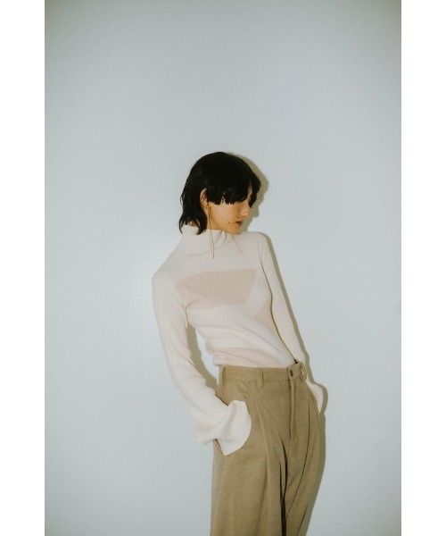 「Knuth Marf」 長袖ニット FREE ベージュ レディース Knuth Marf 「Knuth Marf」 長袖ニット FREE ベージュ