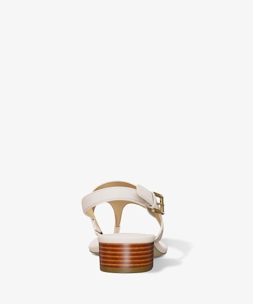 MICHAEL KORS（マイケルコース）の「HANNAH Tストラップ サンダル - MKシグネチャー（サンダル・レディース・ホワイト系・7/6.5/6/5.5/8/7.5）」の6枚目の写真