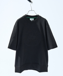 【LACOSTE / ラコステ】トーン・オン・トーンステッチ半袖スウェット  / 半袖Tシャツ