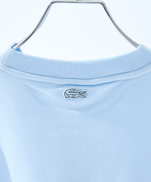 LACOSTE(ラコステ)の「【LACOSTE / ラコステ】トーン・オン・トーンステッチ半袖スウェット / 半袖Tシャツ(Tシャツ/カットソー・メンズ・オフホワイト/ブラック/サックスブルー・M/L)」の14枚目の写真