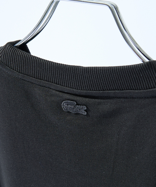 LACOSTE(ラコステ)の「【LACOSTE / ラコステ】トーン・オン・トーンステッチ半袖スウェット / 半袖Tシャツ(Tシャツ/カットソー・メンズ・オフホワイト/ブラック/サックスブルー・M/L)」の18枚目の写真