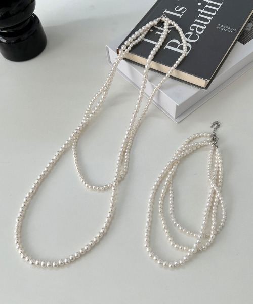 深海 fukami weekend 双子パール ネックレス 新品未使用未着用 深海