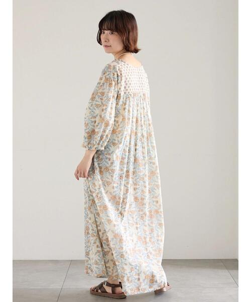 セール】【Made in India】花柄ワンピース（ワンピース