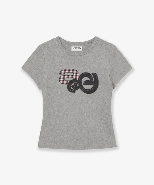AEAE★韓国★人気★APPLIQUE LOGO TEE 半袖 ロゴ Tシャツ 新品 韓国 AEAE エーイーエーイー WEB LOGO T-SHIRTS 半袖 ロゴ