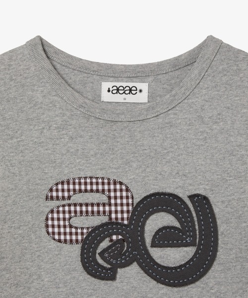 Tシャツ・カットソー [AEAE] APPLIQUE LOGO TEE APPLIQUE LOGO TEE（Tシャツ/カットソー）｜aeae