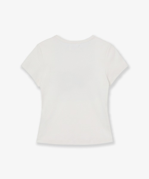 ★送料・関税込★AEAE★APPLIQUE LOGO TEE APPLIQUE LOGO TEE（Tシャツ/カットソー）｜aeae