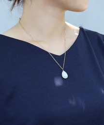 ieLS（イエルズ）の「金属アレルギー対応「ieLS」ステンレス　天然石ペンダントネックレス（ネックレス）」