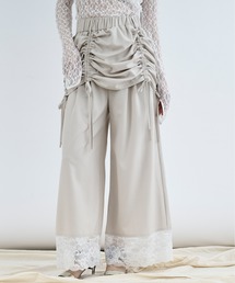 Ezick | multiway balloon layered set  レースドッキングパンツ(スラックス)