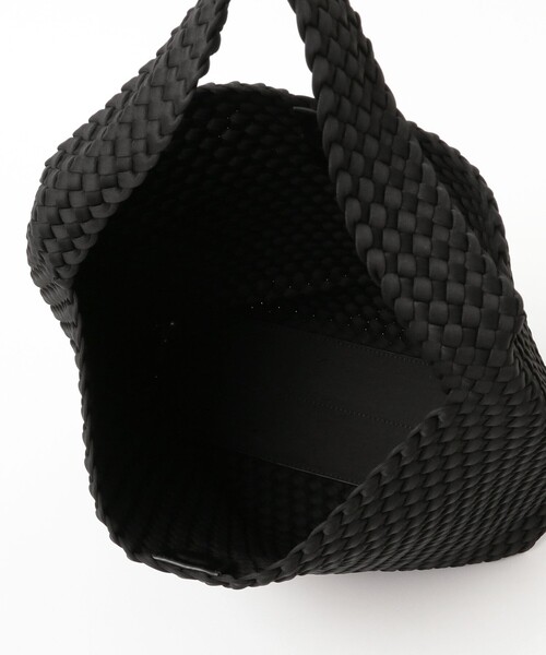 NAGHEDI(ナゲディ)の「NAGHEDI / イントレチャート ショルダーバッグ(ショルダーバッグ・レディース・ベージュ/ホワイト系その他5/ブラック・ONE SIZE)」の6枚目の写真