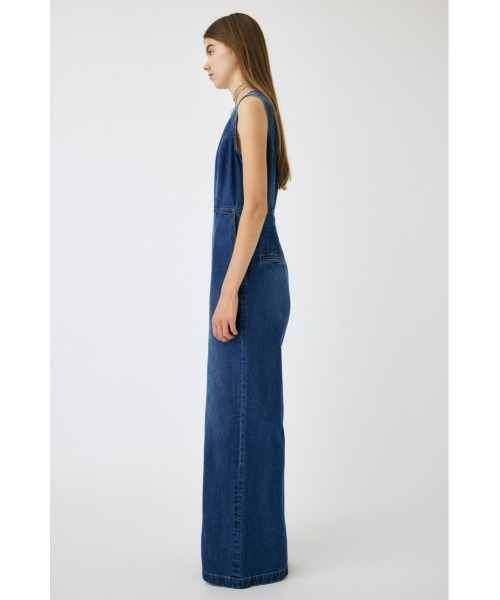 BACK SLIT DENIM オールインワン（つなぎ/オールインワン