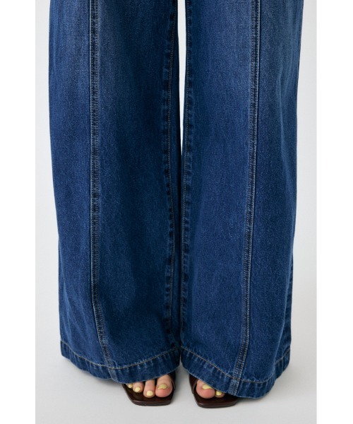 moussy マウジー　BACK SLIT DENIM オールインワン BACK SLIT DENIM オールインワン（つなぎ/オールインワン