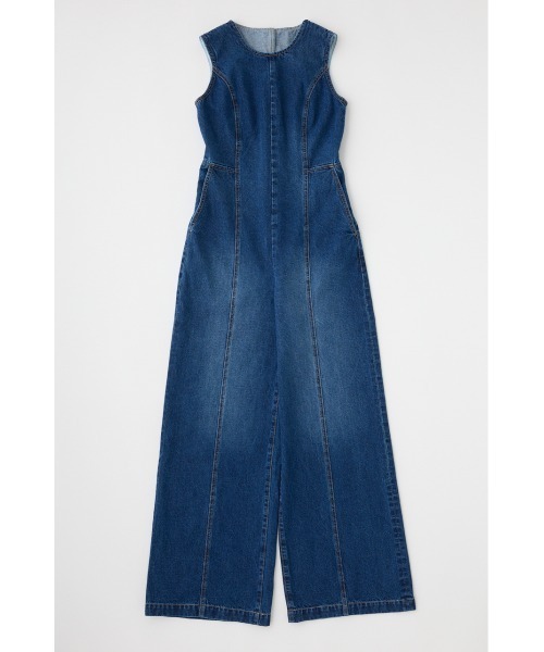 BACK SLIT DENIM オールインワン（つなぎ/オールインワン