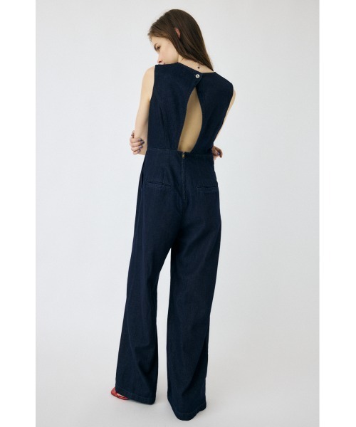 MOUSSY オールインワン MOUSSY | BACK SLIT DENIM オールインワン (オールインワン
