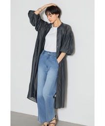 バルーンスリーブガウンワンピース