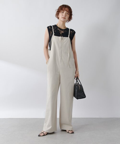 RIVE DROITE（リヴドロワ）の「【着映え◎】コード刺繍プルオーバー（ニット/セーター・レディース・ブラック/ベージュ・FREE）」の10枚目の写真