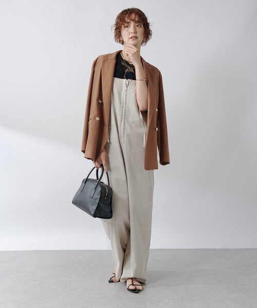 RIVE DROITE（リヴドロワ）の「【着映え◎】コード刺繍プルオーバー（ニット/セーター・レディース・ブラック/ベージュ・FREE）」の11枚目の写真