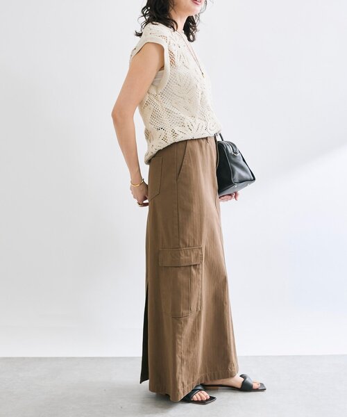 RIVE DROITE（リヴドロワ）の「【着映え◎】コード刺繍プルオーバー（ニット/セーター・レディース・ブラック/ベージュ・FREE）」の19枚目の写真