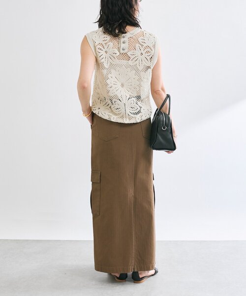 RIVE DROITE（リヴドロワ）の「【着映え◎】コード刺繍プルオーバー（ニット/セーター・レディース・ブラック/ベージュ・FREE）」の20枚目の写真